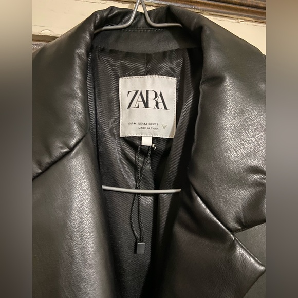 Zara leather jacket - Picture 2 of 7